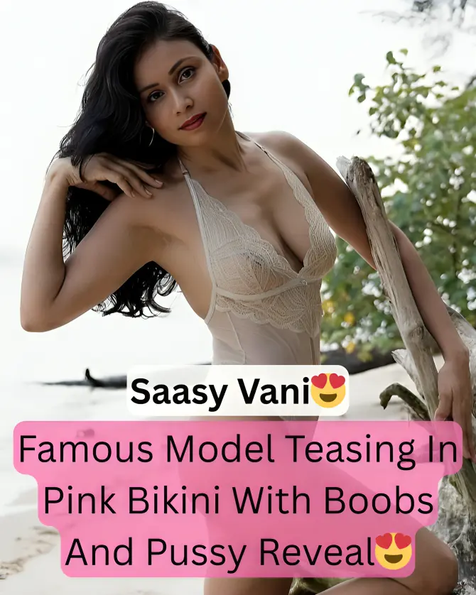 Busty Indian Onlyfans Model Sassy Vani Teasing In Pink Bikini With Hot Boobs And Pussy Nipslip