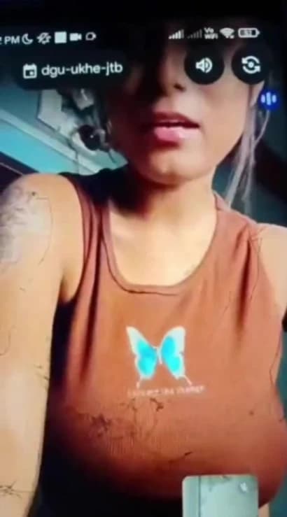 Miss Komolini Plays with Her Boobs and Masturbates on Video Call