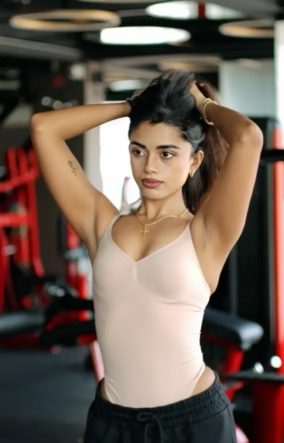 Hot desi most famous Simi Das Teasing in Bikini Thong and Nude Saree