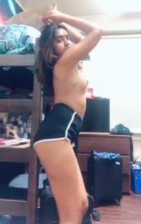 Image of Horny Sexy Indian It Girl Soumya Chinamilli Showing Herself Fully Nude And Jiggling Her Big Boobs