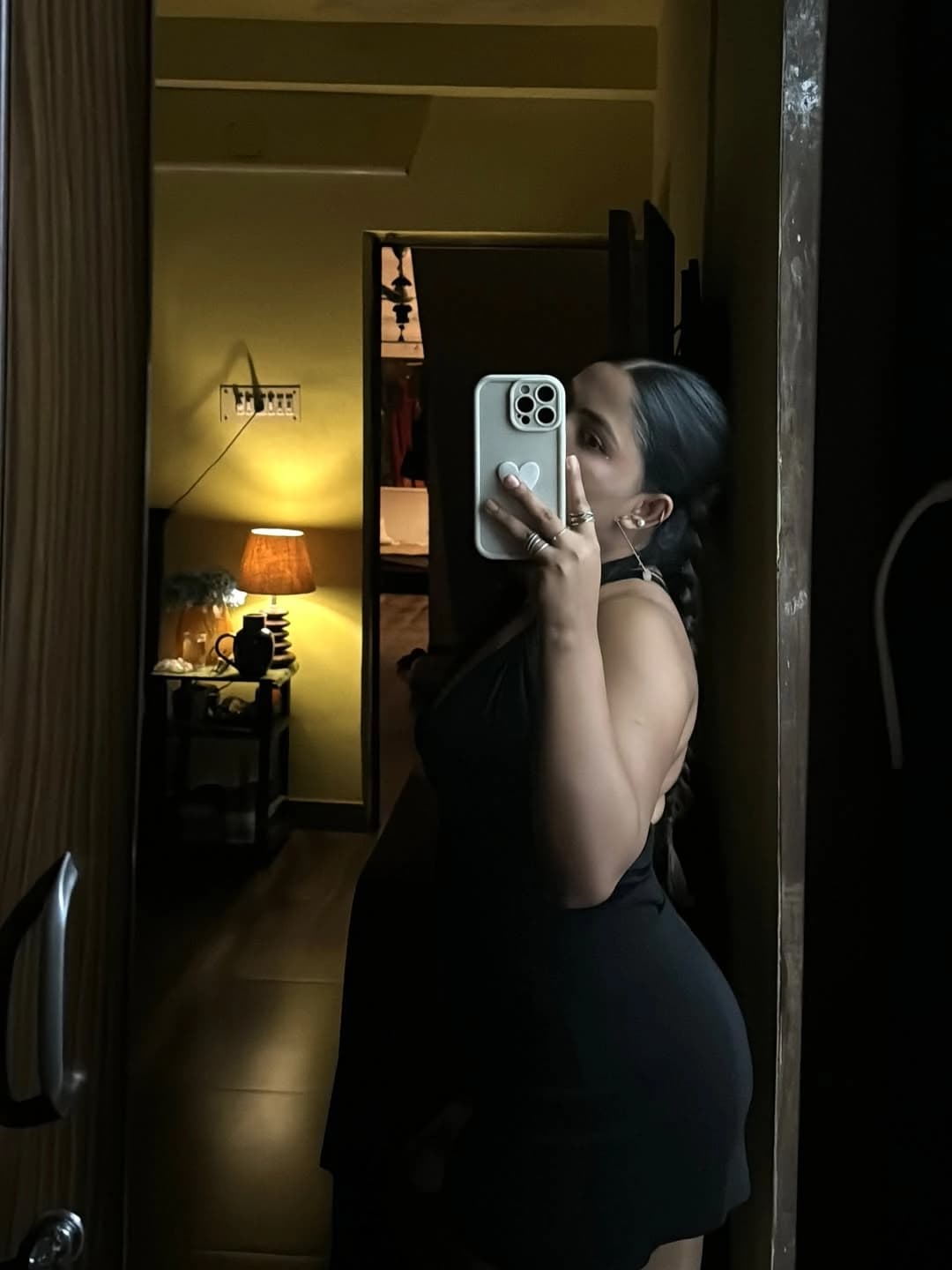 Image of Famous Bengali Model Instagram Influencer Chirasree Sarkar Fully Nude Big Boobs Show In Black Lingerie See Through Dress Photoshoot Collection