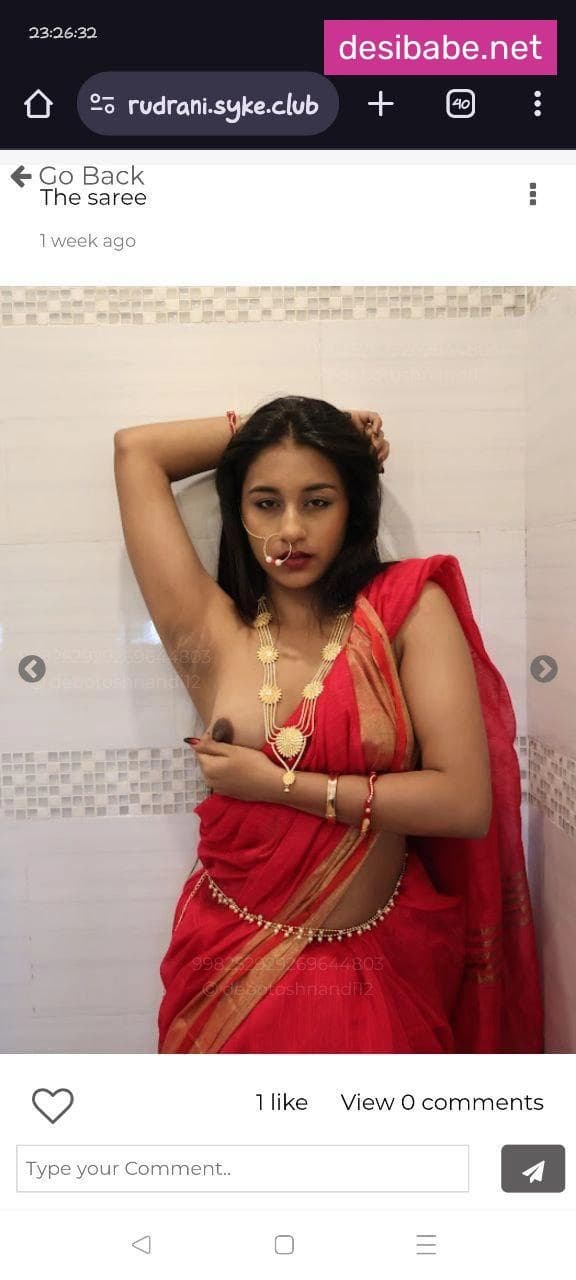 Image of Arna Chakraborty Aka Udita Leaked Nudes Bengali Influencer Private Pics