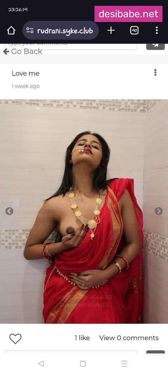 Image of Arna Chakraborty Aka Udita Leaked Nudes Bengali Influencer Private Pics