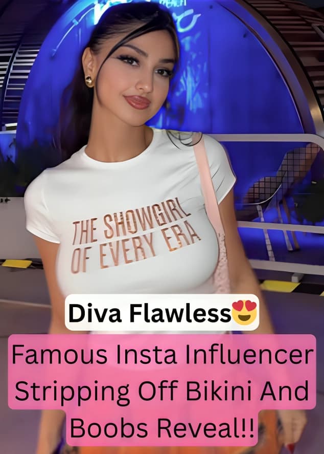 Diva Flawless Viral Insta Strip Tease Reveal Her Big Tight Boobs