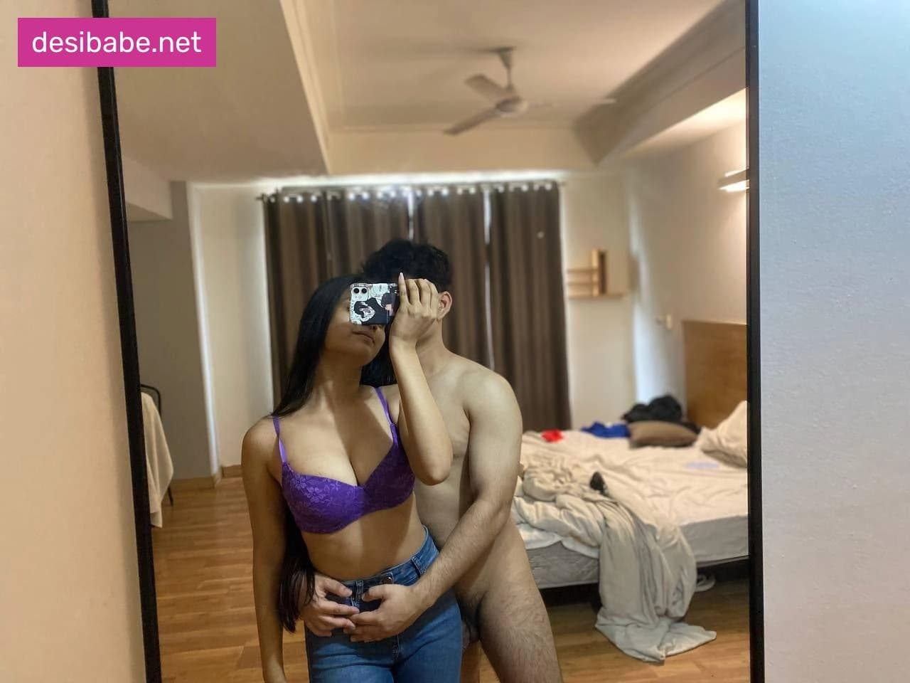 Image of Viral Mask Girl Leaked MMS Sucking Boyfriend Cock and Hard Fucking Compilation