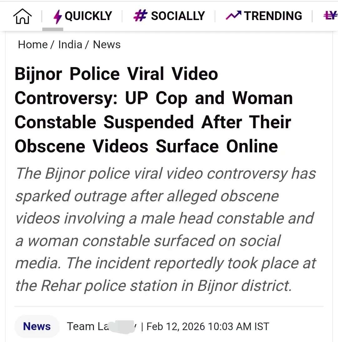 Bijnor UP Constable Viral MMS Scandal Swallows Cum Deep Blowjob