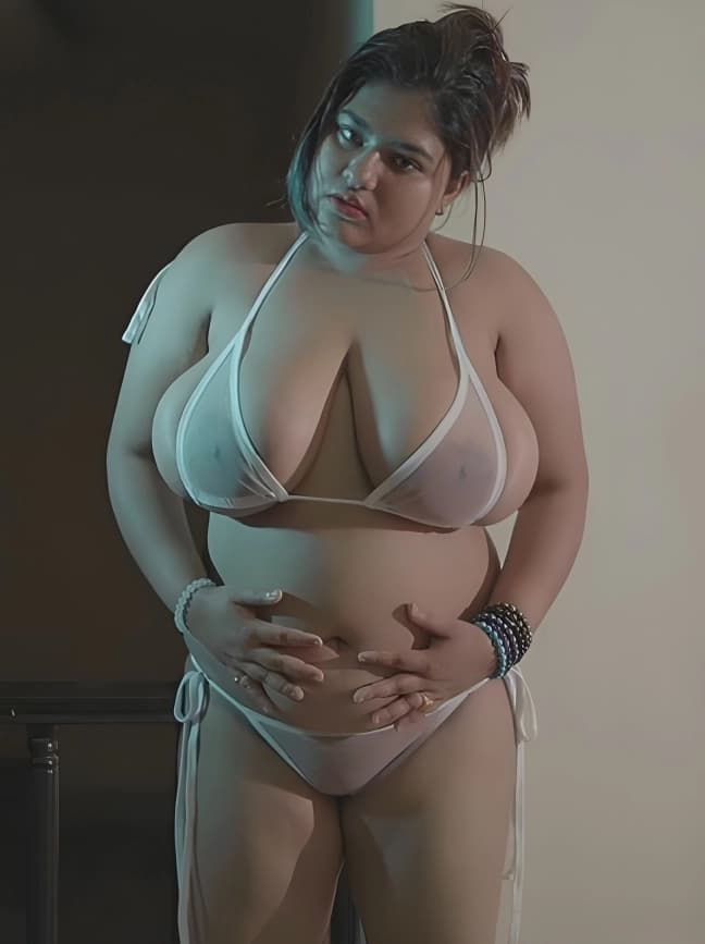Image of Chubby Bong Model Megha Das Bikini Tease and Huge Boobs Nude Reveal