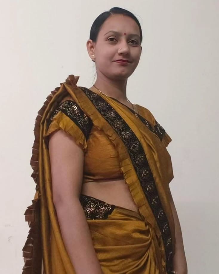 Image of Jahnvi bhabhi nude show photos update exclusive, boobs and saree